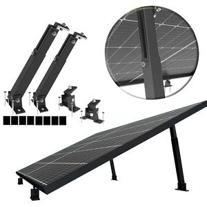 Supports de montage réglables pour panneaux solaires HF, jambes avant et arrière, pour toit plat, système solaire - Product Image 5