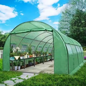 Invernadero de Polietileno para Jardín, Estructura Grande de 6x3x2m, Carpa de Cultivo para Uso Comercial en Agricultura - Product Image 4