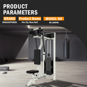 Equipo de fitness para hombre directo de fábrica: Máquina de musculación con selector de peso para deltoides posteriores/Pec Fly - Product Image 3