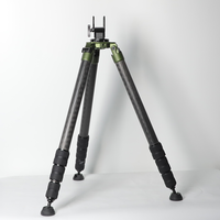 Trépied en fibre de carbone pour la chasse, charge maximale de 100 kg, avec bol de 75 mm et diamètre de 39 mm