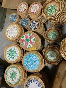 Plateau en nacre moderne de 20 cm, fait main, écologique, incrusté de perles, idéal pour la présentation sur table de service d'hôtel – Vente chaude au Vietnam - Product Image 4