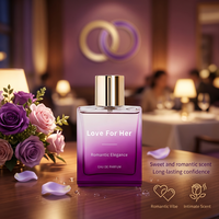 Parfum Hadiah Mewah Wanita Kustomisasi Love Her, Aroma Bunga Ringan yang Tahan Lama dan Halus, Pasokan Eceran dan Grosir