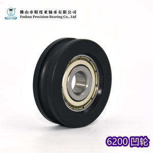 Poulie de porte coulissante silencieuse à structure à gorge profonde <span class=keywords><strong>POK</strong></span> 6200 du fournisseur direct d'usine pour armoire dans les restaurants - Product Image 4