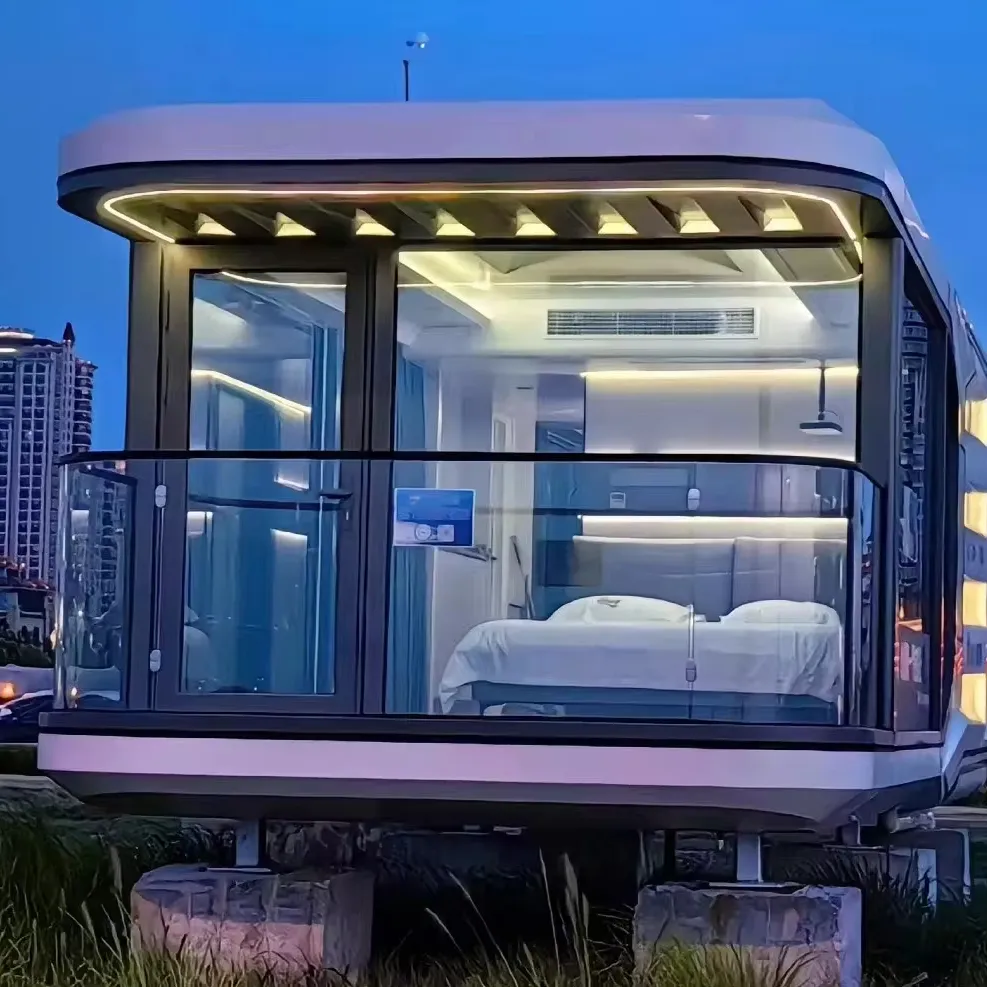 High quality luxury Space capsule house prefab houses