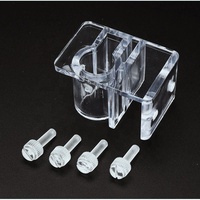 Support de tuyau en acrylique pour aquarium, pince réglable pour tuyau d'entrée/sortie de filtre d'aquarium, support transparent sécurisé