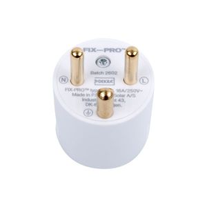 Prise réutilisable <span class=keywords><strong>de</strong></span> type K 16A 250V PR1E 3600W bipolaire avec mise à la <span class=keywords><strong>terre</strong></span> IP20 pour usage intérieur en Danemark - Product Image 2