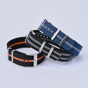 Bán Buôn Cổ Phiếu Tại Chỗ <span class=keywords><strong>G</strong></span>ân Nylon Dây Đeo Đồng Hồ 18Mm 20Mm 22Mm Trái Phiếu Thể Thao Một Mảnh Dây Đeo Cổ Tay Vải Ban Nhạc Đồng Hồ - Product Image 3