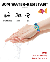 Montre pour enfants, montres sportives de plein air, montres à quartz pour enfants, dessin animé 3D, étanche, cadeau d'anniversaire, montre-bracelet pour enfants