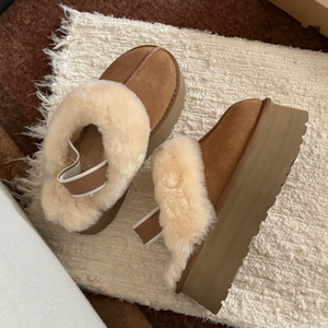<span class=keywords><strong>Chaussons</strong></span> d'hiver pour femmes <span class=keywords><strong>en</strong></span> peau <span class=keywords><strong>de</strong></span> <span class=keywords><strong>mouton</strong></span> respirants et doublés <span class=keywords><strong>de</strong></span> <span class=keywords><strong>fourrure</strong></span> chaude, <span class=keywords><strong>de</strong></span> haute qualité, avec support d'échantillon - Product Image 1
