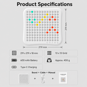 Échiquier électronique intelligent en silicone portable avec IA, multi-jeux (Gomoku, Go, Tic Tac Toe), jeu de société éducatif pour enfants, idéal comme cadeau - Product Image 6