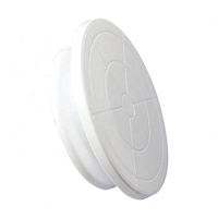 Plateau tournant à gâteau rond en plastique blanc de 11 pouces, support à gâteau de mariage, kit de décoration de gâteau pour biscuits, cupcakes