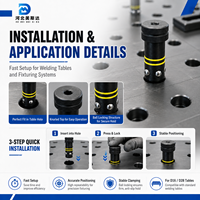 Pied de support réglable Meisida D28 D16 pour table de soudage 3D, nouvelle conception en acier haute précision pour le serrage