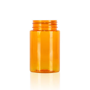 Precio competitivo PET Pill Jar 2oz 3oz 3,4 oz Doble PP Capa interna Sello activado por presión Amarillo Claro Brillante FDA Grado alimenticio - Product Image 4
