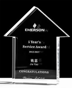 थोक संपत्ति मॉडल K9 क्रिस्टल ट्रॉफी पुरस्कार लोगो को अनुकूलित पुरस्कार के साथ अचल संपत्ति के लिए नए डिजाइन कस्टम - Product Image 6