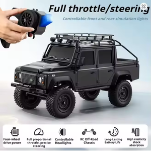 Nuevo 2026 MN111C <span class=keywords><strong>RC</strong></span> Vehículo Todoterreno Land Rover Defender <span class=keywords><strong>a</strong></span> Escala 1:18 4WD, Modelo MN, Coche de Juguete Rock Crawler para Niños y Adultos, Hobby - Product Image 6