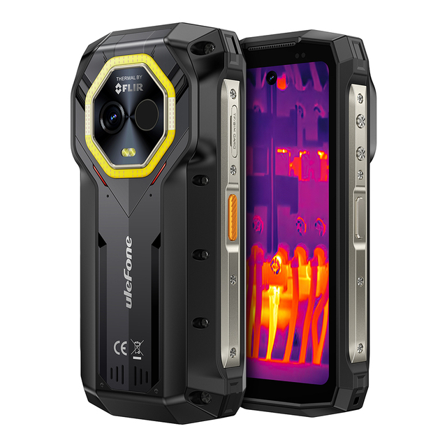 Ulefone Armor Mini 20T Pro 5G Rugged Thermal Lmaging 8+8GB+256GB 4.7inch Display LED Light Android 14 6200mAh 33W Global Versi