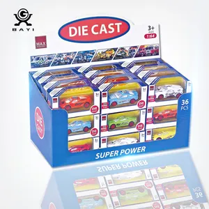 1: 64 rapporto tirare indietro giocattoli auto mini giocattolo pressofuso veicoli giocattoli