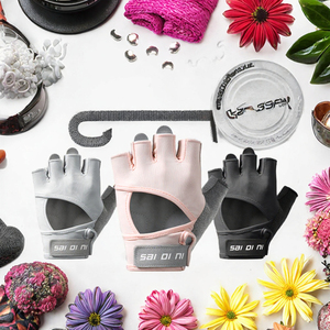 Breathable Outdoor Sports Workout Gloves for Unisex WeightLifting Gym Cycling Training Polyester Excellent Grip <b>Cushion</b> <b>Pads</b> - Product Image 6