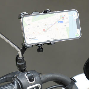 Soporte de Teléfono para Bicicleta de Cuatro Garras Personalizado, de Aleación de Aluminio, Ajustable para Manillar, para Navegación en Ciclismo al Aire Libre - Product Image 1