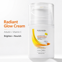 Crème Visage Alpha Arbutine Haute Qualité SPF 15 Vitamine C Hydratant Quotidien Éclaircissant pour Peaux Ternes et Irrégulières Vente en Gros 50ml