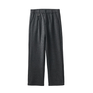 <span class=keywords><strong>Pantalon</strong></span> en <span class=keywords><strong>laine</strong></span> <span class=keywords><strong>tweed</strong></span> ample de style haut de gamme pour <span class=keywords><strong>homme</strong></span>, décontracté et professionnel, en polaire épaisse pour l'hiver - Product Image 2