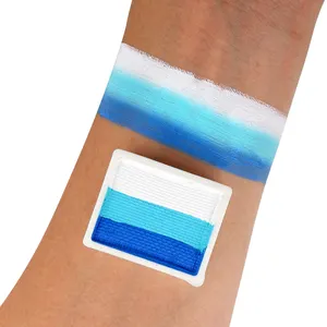 Palette de peinture de visage au néon à base d'eau professionnelle UV 12 couleurs Split Rainbow Cake Body Painting pour les fêtes d'enfants