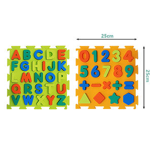 Fábrica al por mayor precio bajo EVA espuma alfabeto rompecabezas número rompecabezas para niños Aprendizaje Temprano Navidad juguete niños - Product Image 6