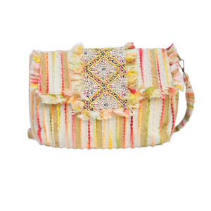 <b>Women's</b> Excsluive Ethnic Embroidered Tassel <b>Sling</b> Crossbody Boho Shoulder <b>Bags</b> Multi Purpouse Beaded <b>Bags</b> at Lowest Prices OEM - Product Image 1