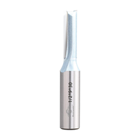 Bushwalk mesin Router CNC 1/2*8*22 pemotong penggilingan Spiral Lurus karbida HSS ODM alat pemotong kilat 3mm timah