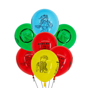Palloncini in lattice a tema di giochi <span class=keywords><strong>Roblox</strong></span> stampati a quattro lati da 12 pollici per feste per bambini nuovi arrivi - Product Image 1