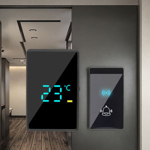 กริ่งประตูอัจฉริยะไร้สายติดตั้งง่าย กันน้ำ ปุ่มสัมผัส ไฟ <span class=keywords><strong>LED</strong></span> ระยะ 300 เมตร 56 เสียงเรียกเข้า โหมดเงียบ สำหรับบ้าน - Product Image 6