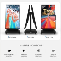 Pantalla Digital de Doble Pantalla de 43 Pulgadas para Publicidad en Estadios, Zonas de Aficionados y Tiendas, Brillo de 1000nits, Aluminio