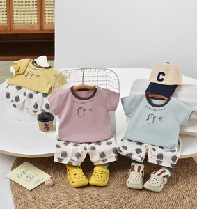 <span class=keywords><strong>เสื้อ</strong></span><span class=keywords><strong>ยืด</strong></span>แขนสั้นเด็กผู้หญิง <span class=keywords><strong>คอ</strong></span>ลเลคชั่นฤดูร้อน 2026 ชุดเซ็ตเด็กและทารก กางเกงขาสั้น สวมใส่สบาย นุ่ม สบายๆ ชุด 2 ชิ้น - Product Image 6