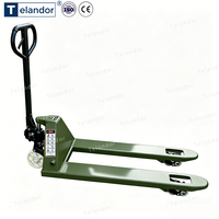 Chariot élévateur manuel en promotion, transpalette 2 tonnes 5 tonnes, chariot à palettes manuel, largeur de fourche 685 mm, tout-terrain