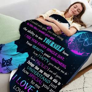 Coolim Gift Mom, Manta de Regalo de Mamá a su <span class=keywords><strong>Hija</strong></span>, Regalos de Halloween, Navidad y <span class=keywords><strong>Cumpleaños</strong></span> para <span class=keywords><strong>Hija</strong></span> 50" x 40" - Product Image 2