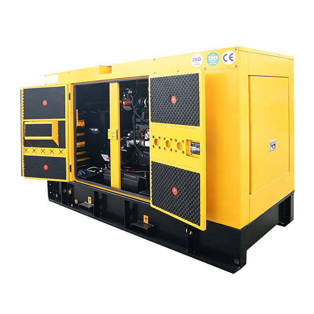 Super Silent 125kva Cummins Diesel Generator 100kw Soundproof Canopy Power Genset With ATS Automatic Transfer Switch