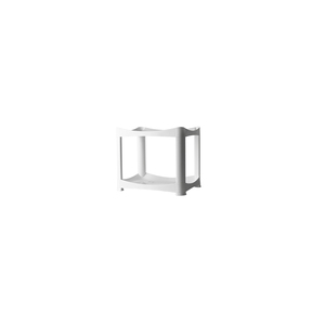 Sistema japonés familiar de doble nivel de pie tipo PP estantería de almacenamiento para dormitorio - Product Image 2