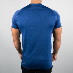 Camiseta Deportiva para Hombre, 95% Algodón, 5% Elastano, Dobladillo Curvo Redondeado, Corte Regular, Tejido Dobby Teñido en Hilo, Manga Corta, Ecológica, Activa - Product Image 6