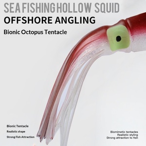 Señuelos <span class=keywords><strong>de</strong></span> pesca marina huecos <span class=keywords><strong>de</strong></span> acero inoxidable Yousya para lubina, con anzuelos, cebo blando, 31 cm <span class=keywords><strong>de</strong></span> largo, 67 g - Product Image 2