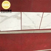 Carreau de marbre Calacatta Gold de 12 pouces x 24 pouces Tuile de 12 "x 12"