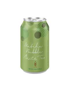 Té con leche de burbujas Matcha de estilo japonés estable, producido por una fábrica de bebidas taiwanesa certificada - Product Image 1