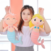 Conception personnalisée de jolis jouets en peluche de sirène, faites votre propre jouet en peluche et poupée de princesse sirène