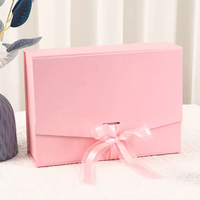 Boîte à bijoux portable haut de gamme noire de luxe à double porte pliante pour colliers, cadeau de Noël très prisé, fabriquée avec des matériaux recyclés