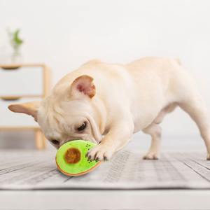 Güzel avokado şekli Pet peluş oyuncak Mini sevimli gıcırtılı Pet oyuncaklar köpek dişleri taşlama diş Pet çiğnemek oyuncak - Product Image 6