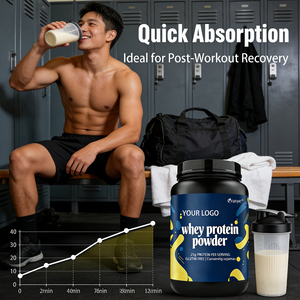 Approvisionnement direct usine : Isolat de <span class=keywords><strong>protéines</strong></span> de lactosérum en poudre, 25g de <span class=keywords><strong>protéines</strong></span>, faible en glucides, compatible Keto pour la gestion du poids et la récupération musculaire - Product Image 6