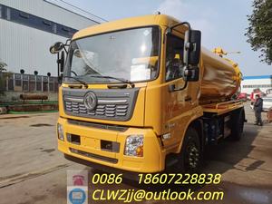 Camión de Succión de Aguas Residuales Dongfeng Tianjin, Manual, Diésel, Euro 6, Tanque de Vacío de 15 CBM, 15000 Litros, 150-250 HP, 11-20 T - Product Image 3