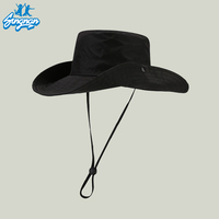 Sombrero de visera de verano de ala grande, diseñador de Montañismo al aire libre, sombrero de cubo personalizado impreso, gorras de cubo de secado rápido para acampar y caminar