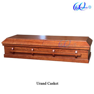 Cercueils en bois à bas <span class=keywords><strong>prix</strong></span> en gros, style américain standard, avec intérieur en velours, cercueils funéraires en bois - Product Image 3