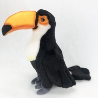 En gros Personnalisé Simulé Toucan Tissu En Peluche Jouet Mignon Toco Oiseau Doux Peluches Mascotte pour Les Occasions D'anniversaire