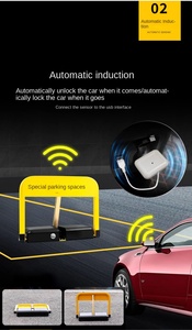 อุปกรณ์จอดรถควบคุมระยะไกลอัจฉริยะ ระบบป้องกันการชนแบบหนาพิเศษ พร้อมระบบป้องกันการจอดซ้อนกันในลานจอดรถ - Product Image 5